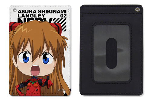 COSPA EVANGELION Asuka Full Color Pass Case Deformed Ver. image 1