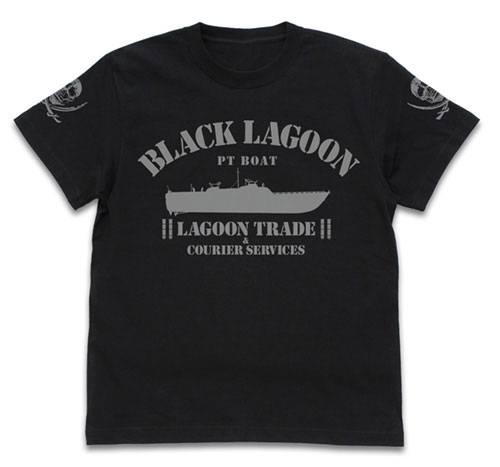 COSPA Black Lagoon Lagoon-Gou T-shirt /BLACK-L