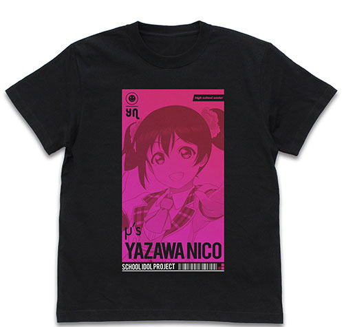 COSPA Love Live! Nico Yazawa T-shirt ALL STARS Ver./BLACK-S รูปภาพ 1