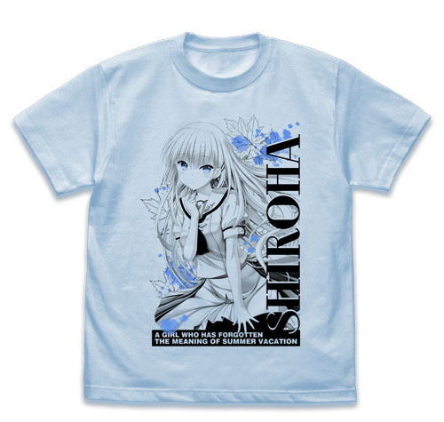 COSPA Summer Pockets REFLECTION BLUE Shiroha Naruse T-shirt Ver2.0/LIGHT BLUE-XL รูปภาพ 1