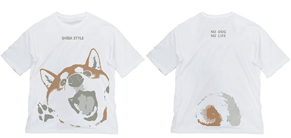 COSPA Sekai no Owari ni Shibaken to Ishihara Yuu's Design Haru-san's Attack Big Silhouette T-shirt /WHITE-L