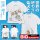 COSPA Sekai no Owari ni Shibaken to Ishihara Yuu's Design Haru-san's Attack Big Silhouette T-shirt /WHITE-L รูปภาพ 2