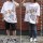 COSPA Sekai no Owari ni Shibaken to Ishihara Yuu's Design Haru-san's Attack Big Silhouette T-shirt /WHITE-XL รูปภาพ 3