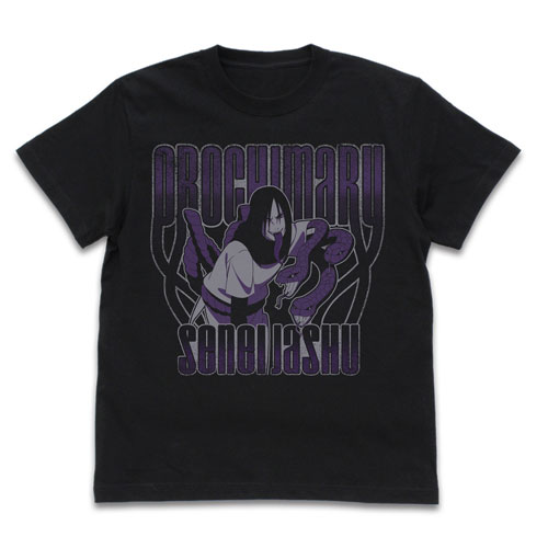 COSPA NARUTO Shippuden Orochimaru Hidden Shadow Snake Hands T-shirt /BLACK-S