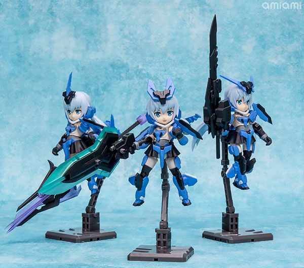 MegaHouse Desktop Army Frame Arms Girl KT-116f Stylet Series Set of 3Types
