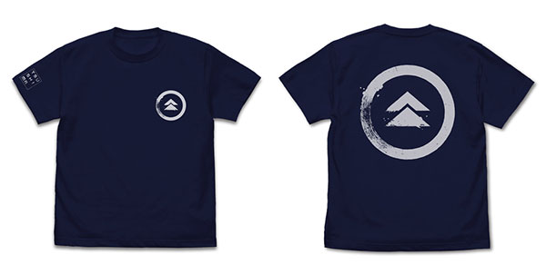 COSPA Ghost of Tsushima Family Emblem T-shirt /NAVY-XL