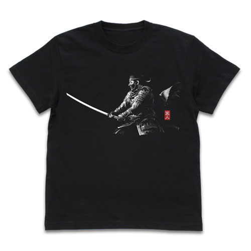 COSPA Ghost of Tsushima Kuroudo T-shirt /BLACK-XL