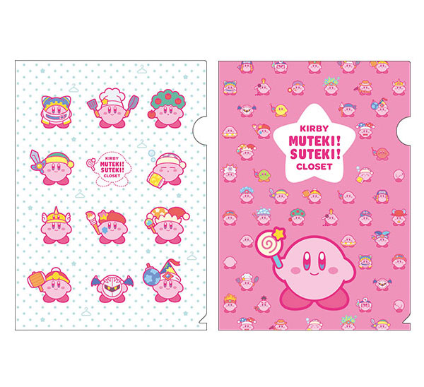 Ensky Kirby KIRBY MUTEKI! SUTEKI! CLOSET Clear File Set 图片 1