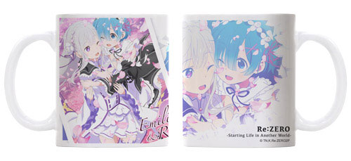 COSPA Re:ZERO -Starting Life in Another World- Emilia & Rem Full Color Mug image 1