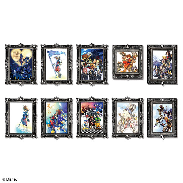 Square Enix Kingdom Hearts Acrylic Magnet Gallery Vol.1 10Pack BOX