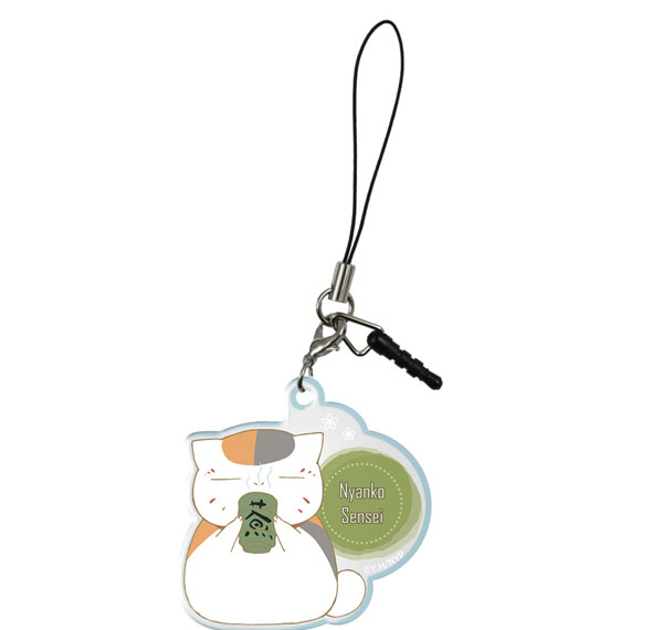 License Agent Natsume Yuujinchou Acrylic Earphone Jack Accessory Design 02 (Nyanko Sensei /B) รูปภาพ 1