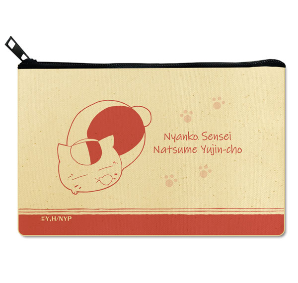 License Agent Natsume Yuujinchou Flat Pouch Ver.2 Design 01 (Nyanko Sensei /A) รูปภาพ 1