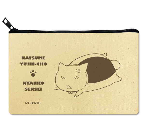 License Agent Natsume Yuujinchou Flat Pouch Ver.2 Design 03 (Nyanko Sensei /B) Bild 1