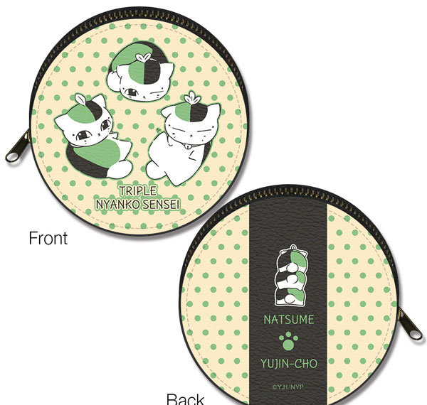 License Agent Natsume Yuujinchou Marutto Leather Case Ver.2 Design 02 (Triple Nyanko Sensei /A) รูปภาพ 1