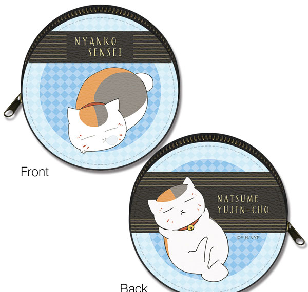 License Agent Natsume Yuujinchou Marutto Leather Case Ver.2 Design 03 (Nyanko Sensei /B) Bild 1
