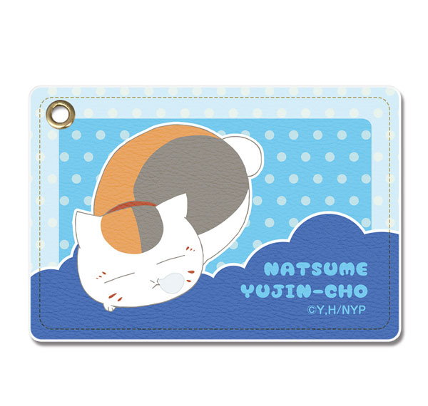 License Agent Natsume Yuujinchou Leather Pass Case Ver.2 Design 02 (Nyanko Sensei /B) Bild 1