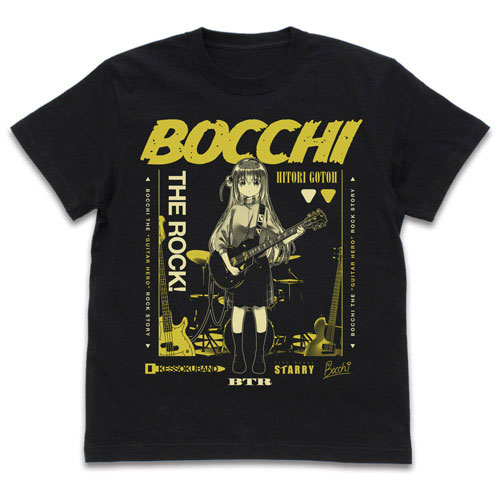 COSPA Bocchi the Rock! T-shirt /BLACK-L