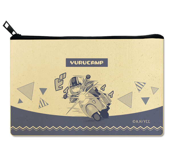 License Agent Yuru Camp Flat Pouch Design 03 (Rin Shima /B) รูปภาพ 1