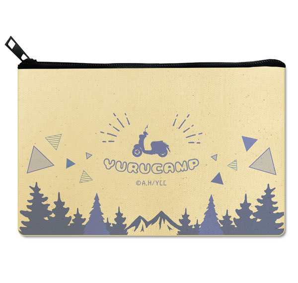 License Agent Yuru Camp Flat Pouch Design 06 (Motif /A) รูปภาพ 1