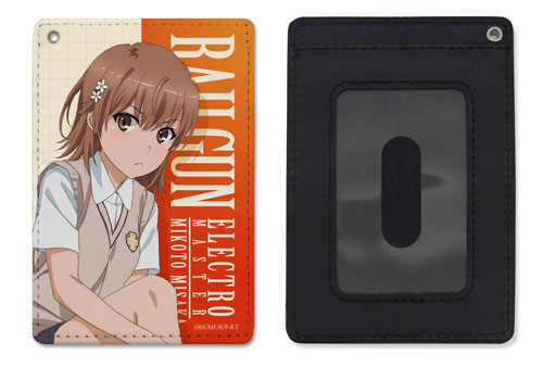 COSPA Toaru Kagaku no Railgun T Mikoto Misaka Full Color Pass Case