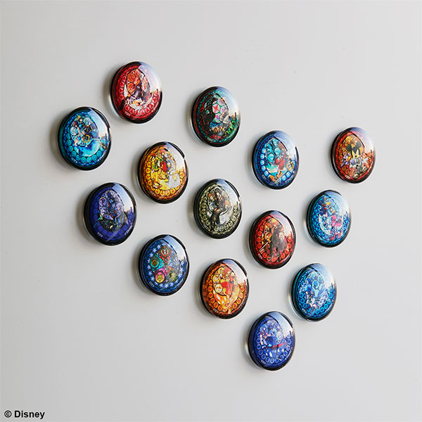 Square Enix Kingdom Hearts Glass Magnet 14Pack BOX