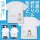 COSPA Sekai no Owari ni Shibaken to Yuu Ishihara Design Sitting Haru-san T-shirt /WHITE-XL รูปภาพ 4