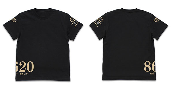 COSPA Maitetsu LastRun!! Railroad Hachiroku T-shirt /BLACK-L 圖片 1