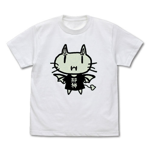 COSPA Ao no Kanata no Four Rhythm Jashin-chan Glow-in-the-Dark T-shirt /WHITE-XL Bild 1