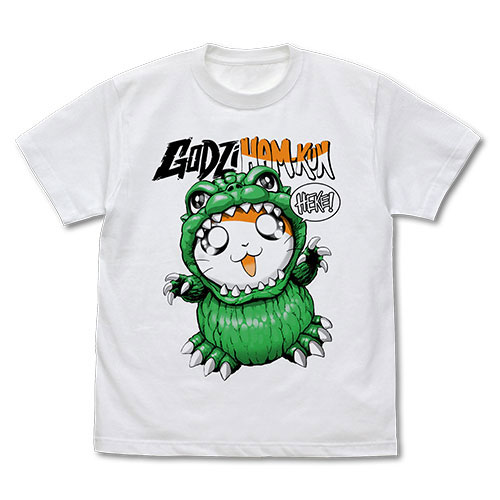 COSPA GodziHam-kun T-shirt /WHITE-XL