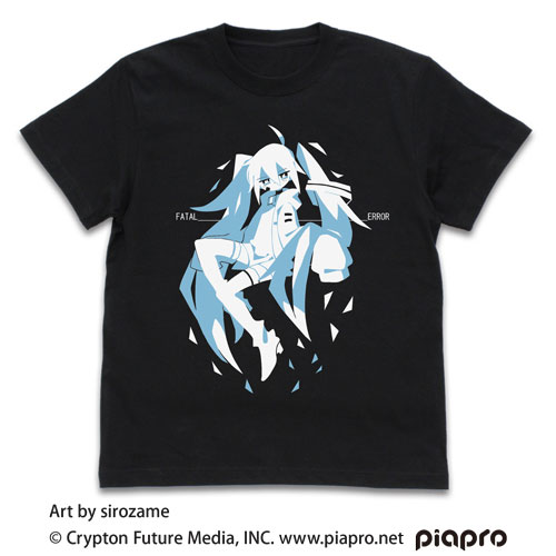 COSPA Hatsune Miku T-shirt sirozame Ver./BLACK-M