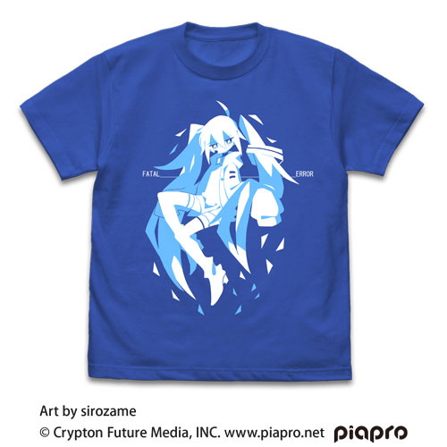 COSPA Hatsune Miku T-shirt sirozame Ver./ROYAL BLUE-XL
