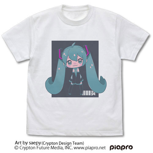 COSPA Hatsune Miku T-shirt saepy Ver./WHITE-M