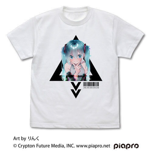 COSPA Hatsune Miku Full Color T-shirt Rinku Ver./WHITE-XL image 1