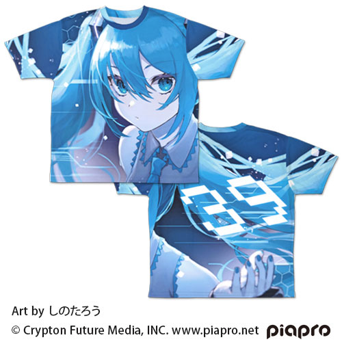 COSPA Hatsune Miku Double-sided Full Graphic T-shirt Shinotarou Ver./XL