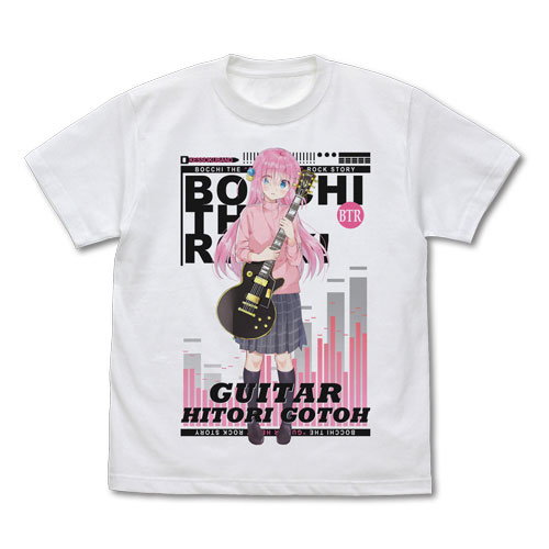 COSPA Bocchi the Rock! Hitori Goto Full Color T-shirt /WHITE-XL imagen 1