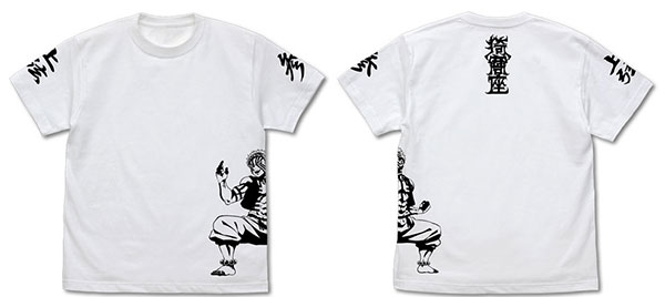 COSPA Demon Slayer: Kimetsu no Yaiba Mugen Train Arc Akaza T-shirt /WHITE-L รูปภาพ 1