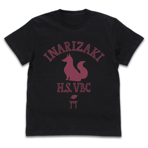 COSPA Haikyuu!! TO THE TOP Inarizaki High School Volleyball Club T-shirt /BLACK-M