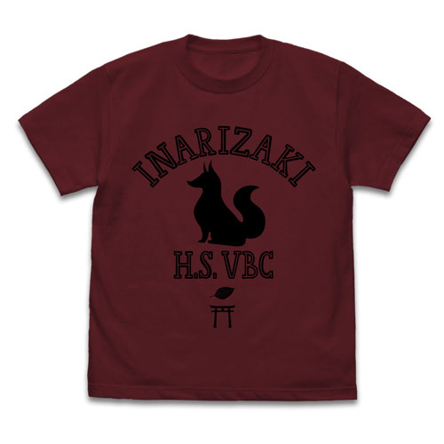 COSPA Haikyuu!! TO THE TOP Inarizaki High School Volleyball Club T-shirt /BURGUNDY-M