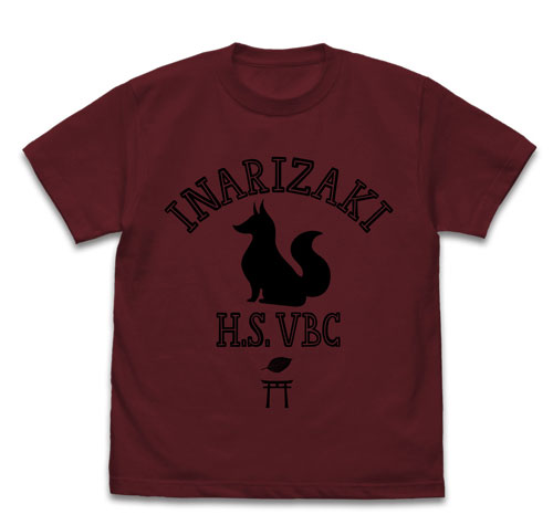 COSPA Haikyuu!! TO THE TOP Inarizaki High School Volleyball Club T-shirt /BURGUNDY-XL รูปภาพ 1