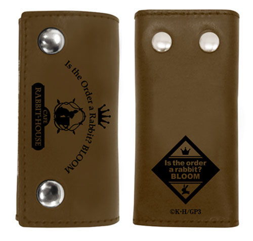 COSPA Is the order a rabbit? BLOOM Rabbit House Leather Key Case gambar 1