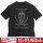 COSPA Black Lagoon Sword Cutlass Skull Big Silhouette T-shirt /BLACK-L imagen 2