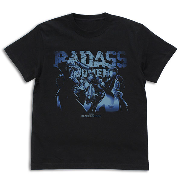 COSPA GX20th Black Lagoon Chikyuu de Ichiban Okkanai Onnatachi T-shirt /BLACK-S รูปภาพ 1