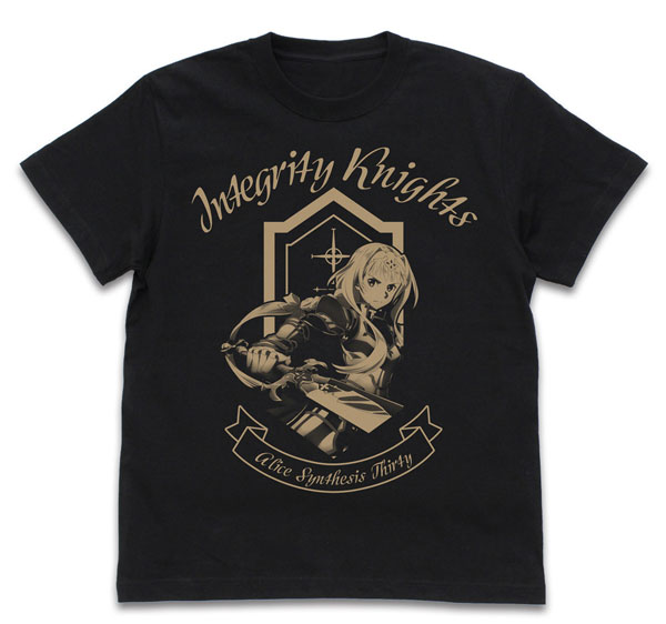COSPA Sword Art Online Alicization War of Underworld Alice Synthesis Thirty T-shirt /BLACK-S