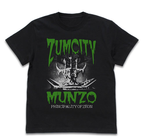 COSPA Mobile Suit Gundam Zarn City Royal Government Building T-shirt /BLACK-XL รูปภาพ 1