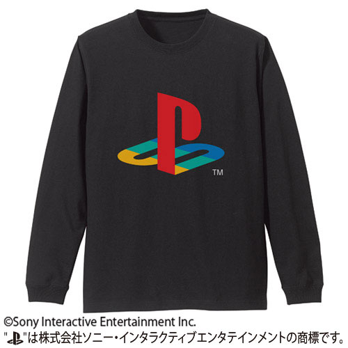 COSPA PlayStation Sleeve Rib Long Sleeve T-shirt 1st Gen. "PlayStation"/BLACK-L imagen 1