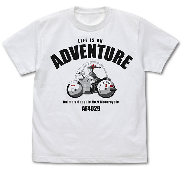 COSPA Dragon Ball Bulma's Motorcycle T-shirt /WHITE-L Bild 1
