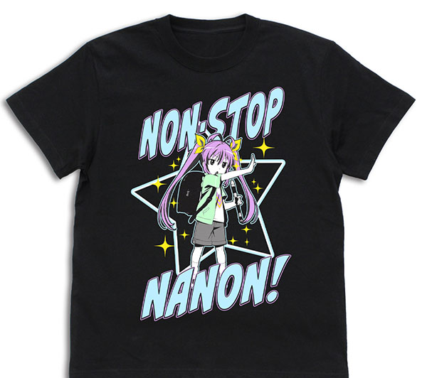 COSPA Non Non Biyori Non Stop Non-stop Renge T-shirt /BLACK-XL รูปภาพ 1
