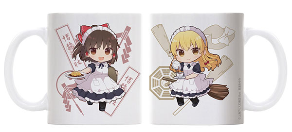 COSPA COSPA Depo Exclusive Touhou Project x Cure Maid Cafe Reimu & Marisa Full Color Mug รูปภาพ 1