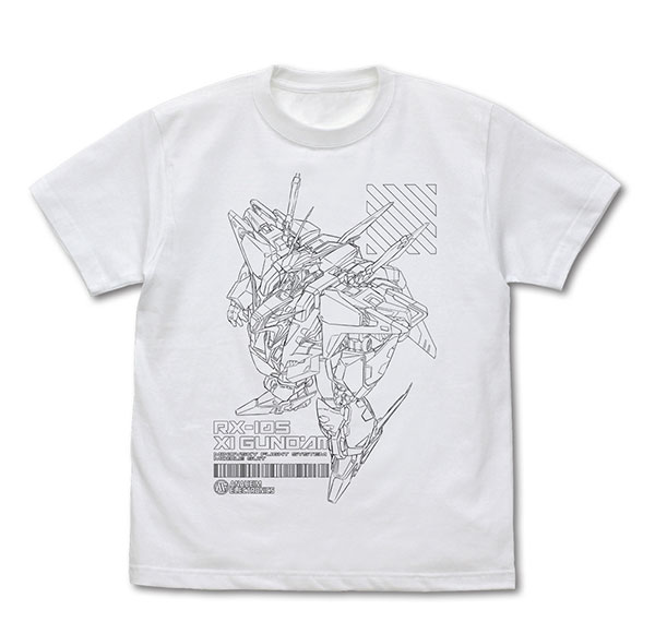 COSPA Mobile Suit Gundam: Hathaway's Flash Xi Gundam T-shirt /WHITE-S รูปภาพ 1