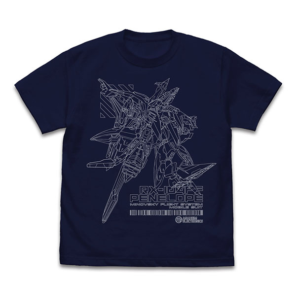 COSPA Mobile Suit Gundam: Hathaway's Flash Penelope T-shirt /NAVY-M รูปภาพ 1